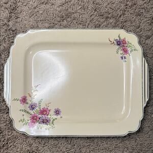 Vintage Homer Laughlin "Briar Rose" Serving Platter